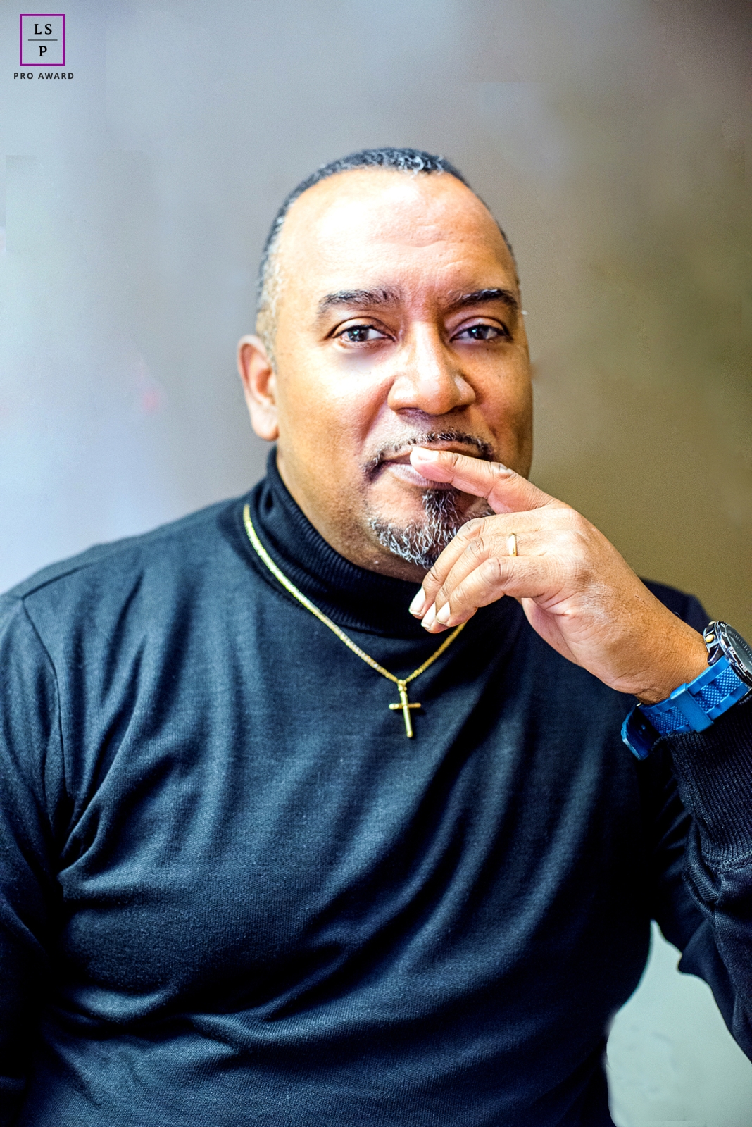 Portrait of a Pastor captured during a lifestyle branding session in New York, United States