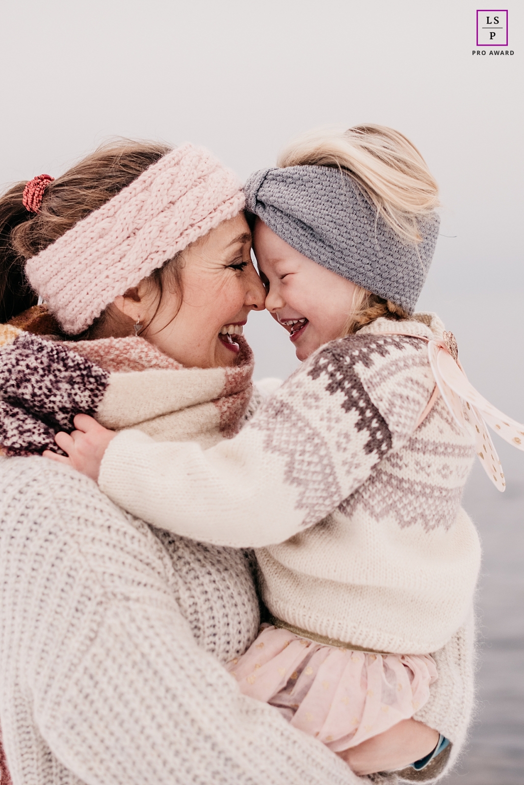 A Norway lifestyle photography shoot portraying a slice of life for this Mom and daughter playing outside during winter