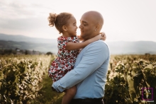 Ain lifestyle family portrait of a father and his daughter