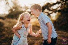 Sammamish siblings having a blast playing together outdoors in Washington