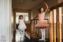 Oakville Sisters: Adorable Dance Imitation Sparks Joyful Bond Between Devoted Sibling Duo In Oakville, Ontario, two sisters share a passion for dance as the little one joyfully mimics her big sister's every move, creating an adorable and amusing scene. The younger sister is a devoted shadow, and her big sister equally adores her.
