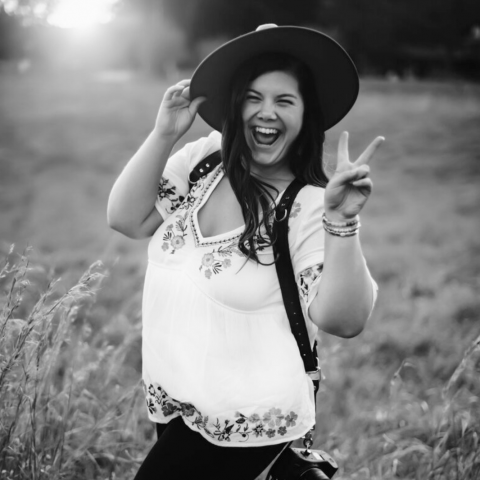 Outdoor portrait of Raleigh lifestyle photographer Katie Merrill-Skeele of the North Carolina LSPA