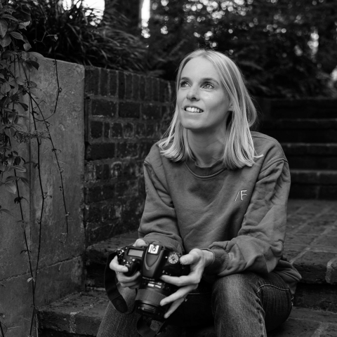 Portrait of East Sussex lifestyle photographer Irma Arrowsmith of the England LSPA in the UK